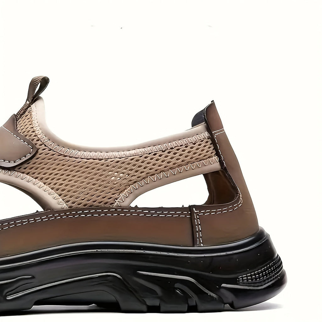 Herren-Sport-Sandalen | Atmungsaktiv & Leichtgewichtig | Rutschfest & Langlebig | Einfarbig