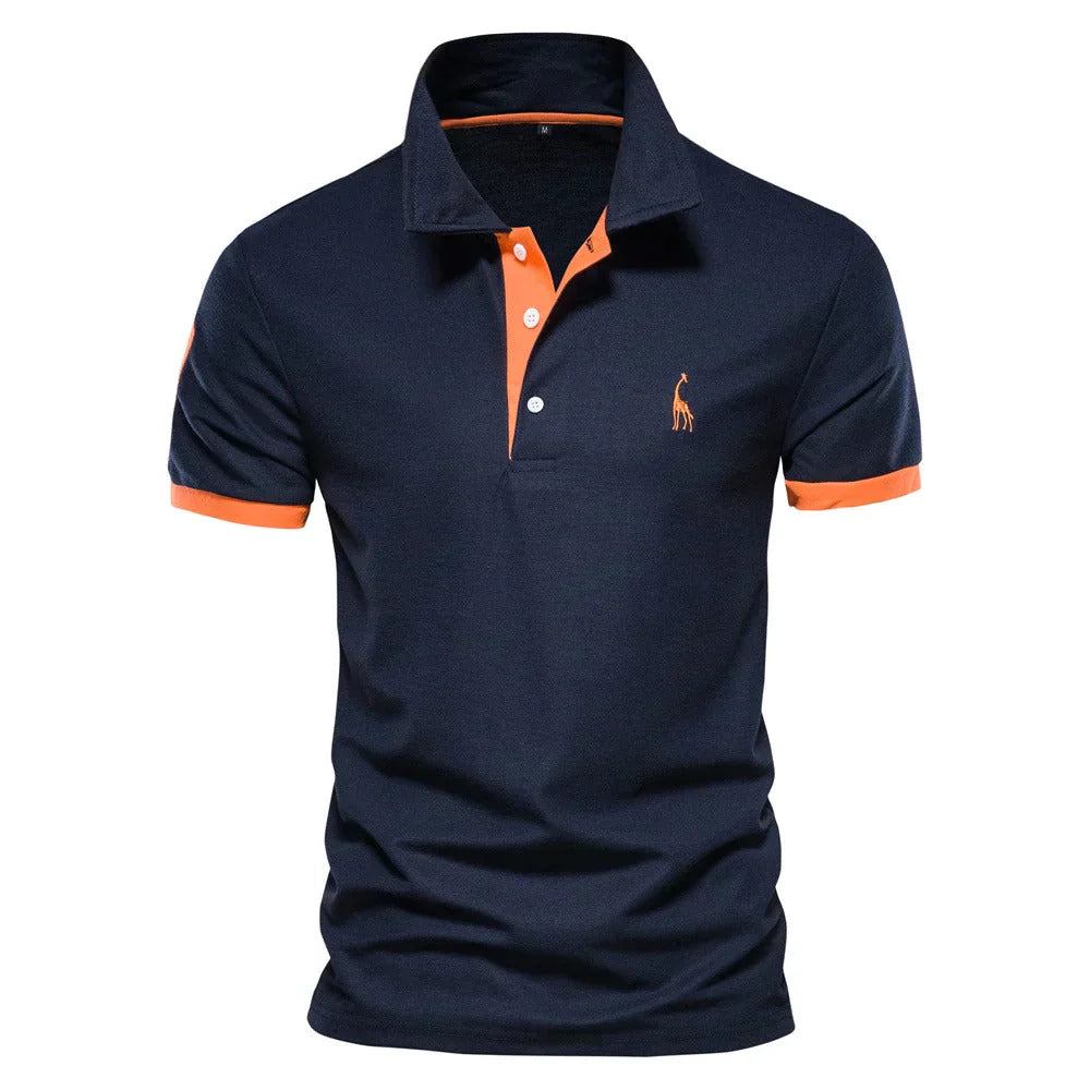 Herren Polo T-Shirt | Kurze Ärmel & Kragen | Lässiges Sommer-Polo | Baumwolle & Polyester