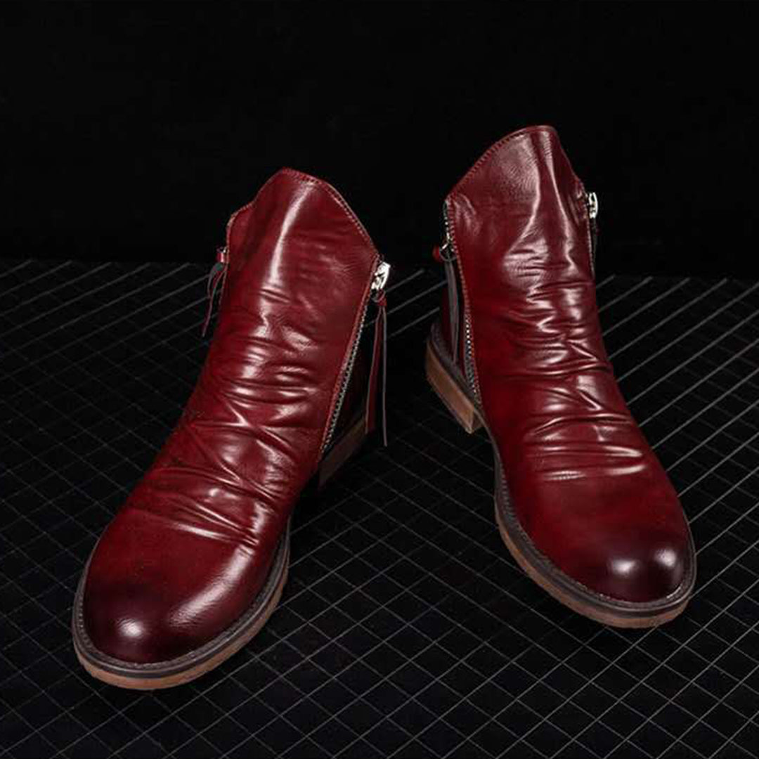 Elegante Chelsea-Boots aus Leder für Herren mit zeitlosem Design und klassischem Charme | Valentine
