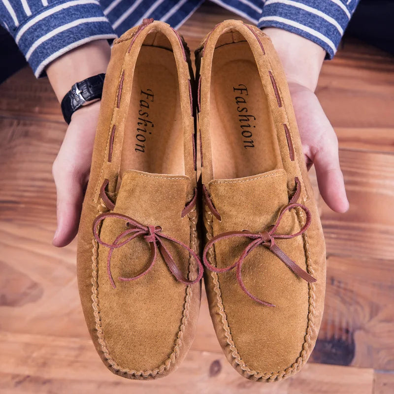 Herren Loafers | Echtes Leder | Weiche Sohle & Komfort | Lässiger Reitschuh