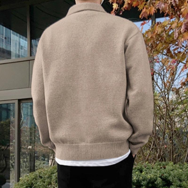 Eleganter Woll-Polopullover mit Knopfleiste für mühelosen Stil und Wärme | Gabriel