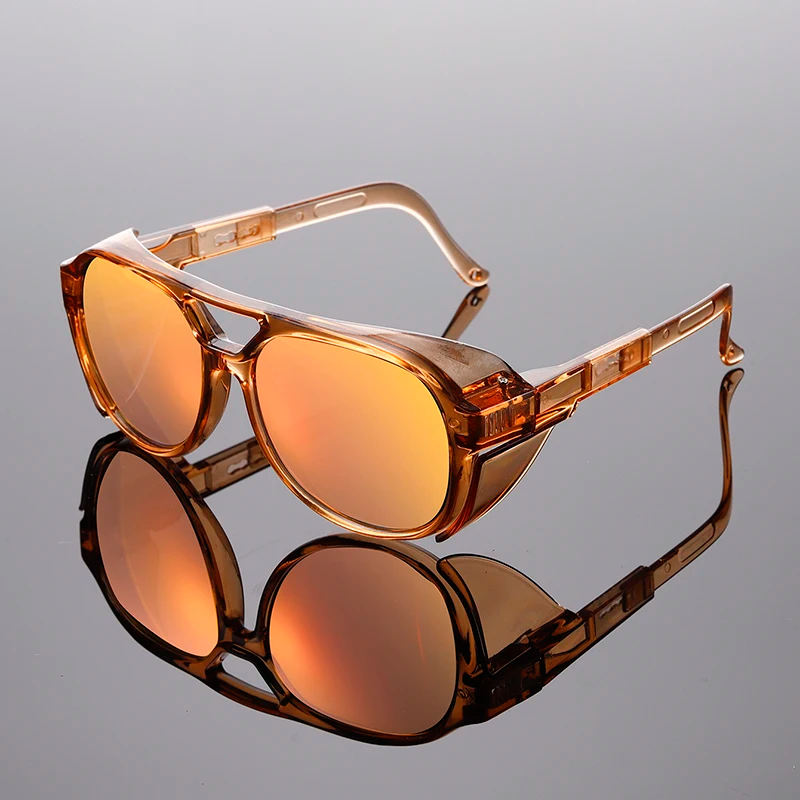 Herren-Sonnenbrille | Polarisiert UV400 | Sport & täglicher Gebrauch | Leichter schwarzer Rahmen
