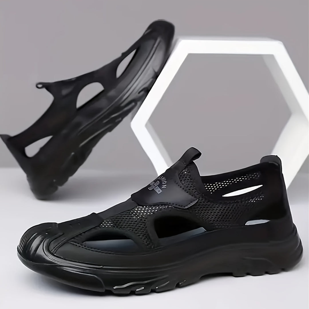 Herren-Sport-Sandalen | Atmungsaktiv & Leichtgewichtig | Rutschfest & Langlebig | Einfarbig
