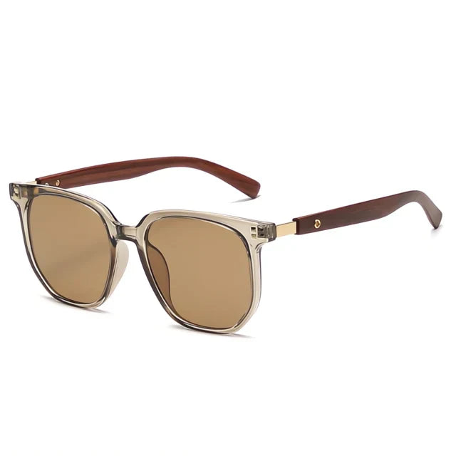 Holzsonnenbrille | UV400-Schutz | Leicht und stilvoll | 52 mm Glasbreite