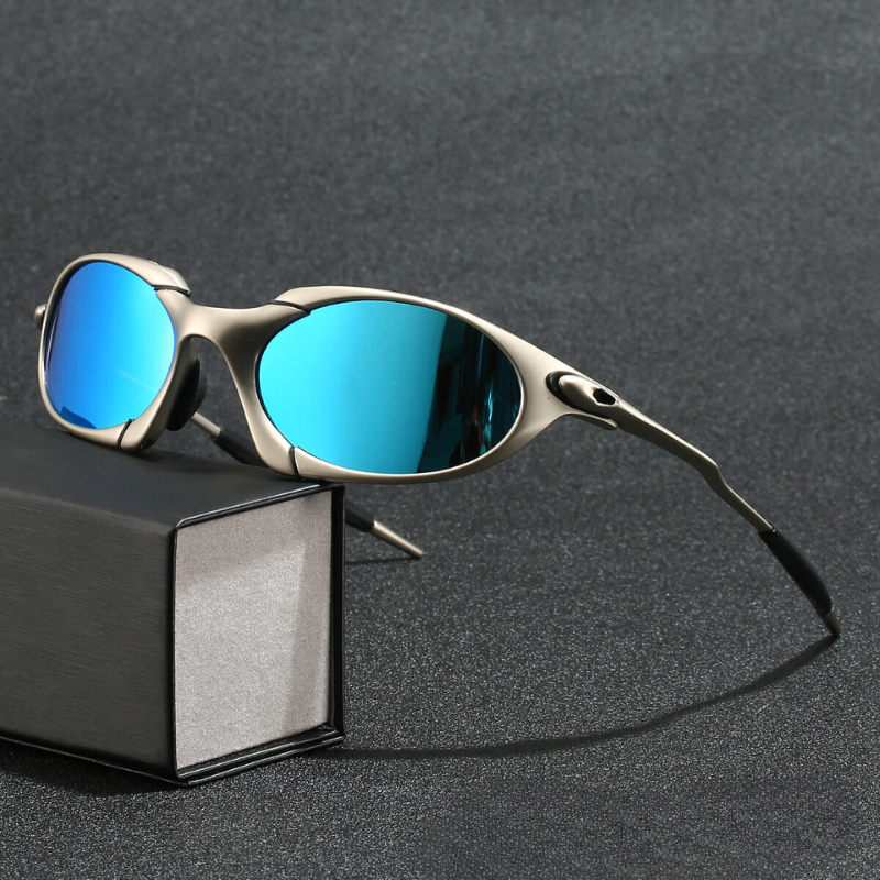 Herrensonnenbrille | Sportliches Design | Polarisierte Gläser | UV-Schutz | Leichtmetall