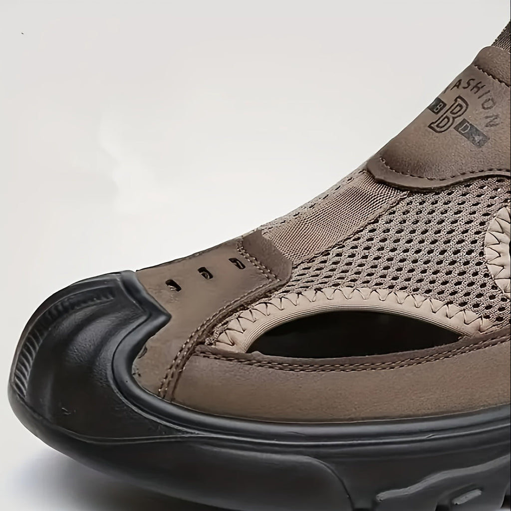 Herren-Sport-Sandalen | Atmungsaktiv & Leichtgewichtig | Rutschfest & Langlebig | Einfarbig