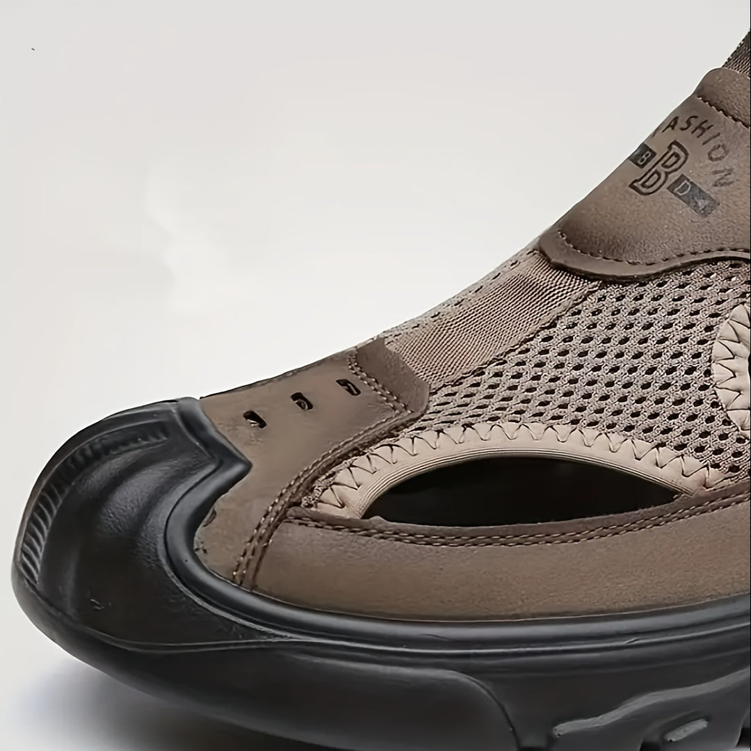 Herren-Sport-Sandalen | Atmungsaktiv & Leichtgewichtig | Rutschfest & Langlebig | Einfarbig
