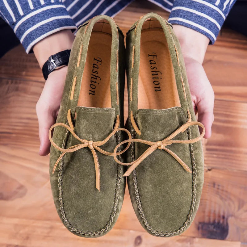 Herren Loafers | Echtes Leder | Weiche Sohle & Komfort | Lässiger Reitschuh