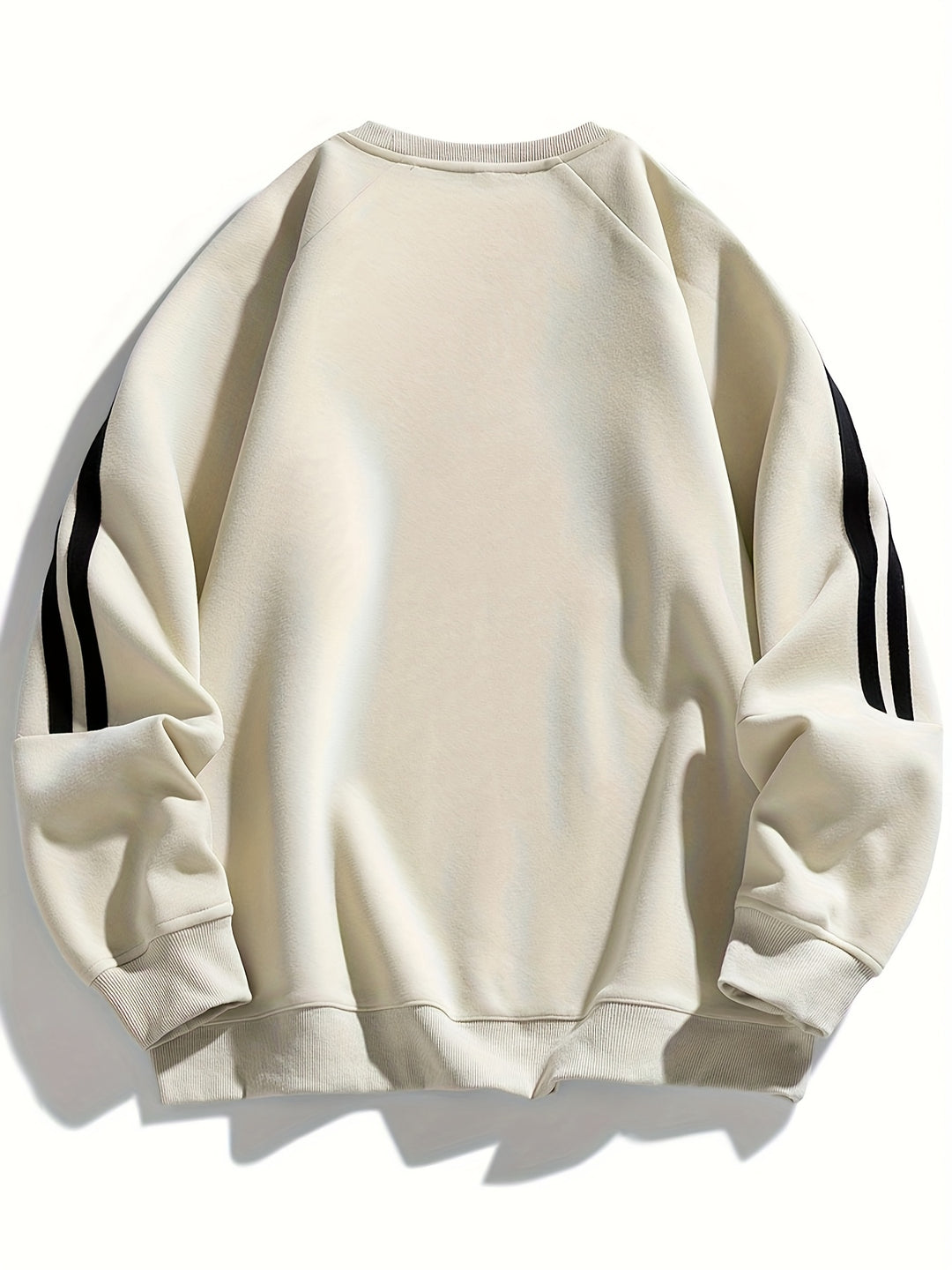 Herren Pullover | Stylisch & Atmungsaktiv | Gestreiftes Seitendesign | Klassischer Rundhalsausschnitt