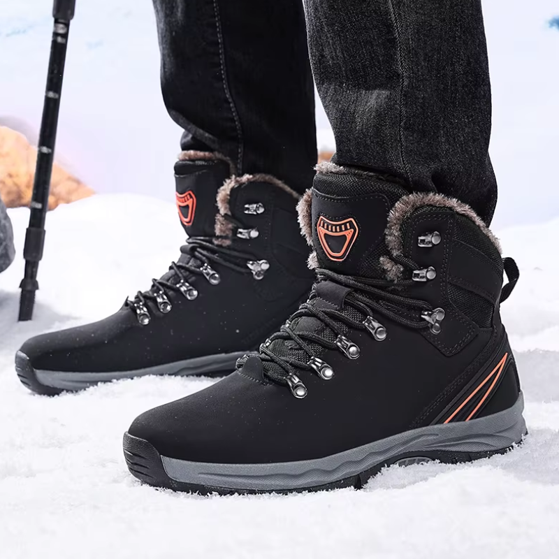 Wasserdichte, isolierte Winterstiefel für Männer mit Fleecefutter und einzigartigem Design | Pieter
