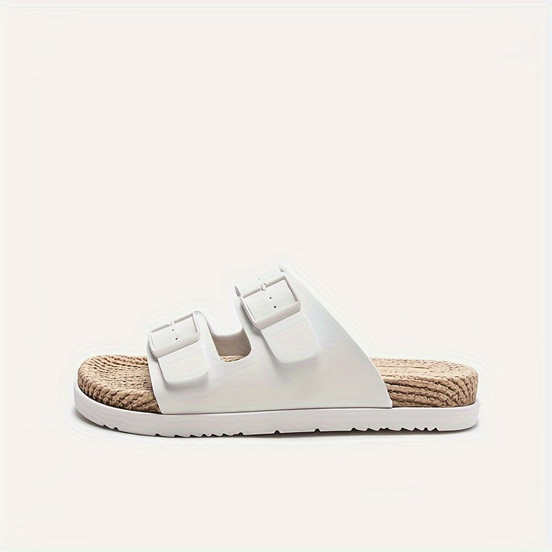 Herrensandalen | Offene Zehe & Schnalle | Atmungsaktiv & Rutschfest | EVA-Sohle für Strand & Wasser