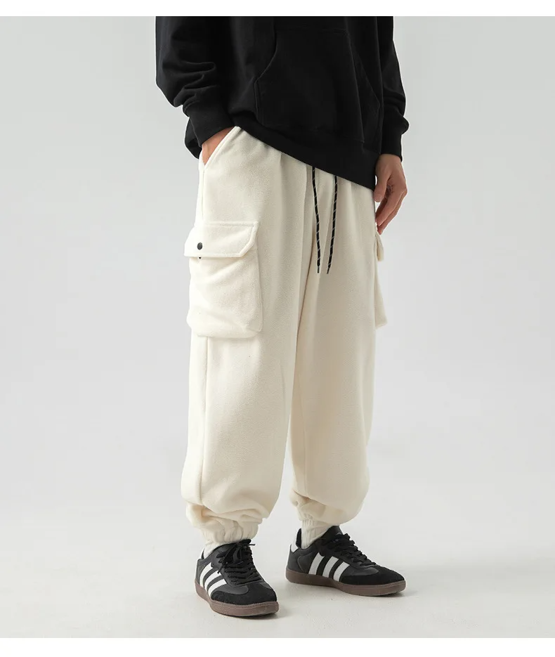 Warme Polar-Fleece-Hose für Männer mit elastischem Bund und Multizak-Design | Jake