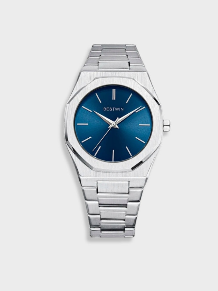 Zeitlose Edelstahl Vintage Uhr für Herren mit klassischer Eleganz | BESTWIN
