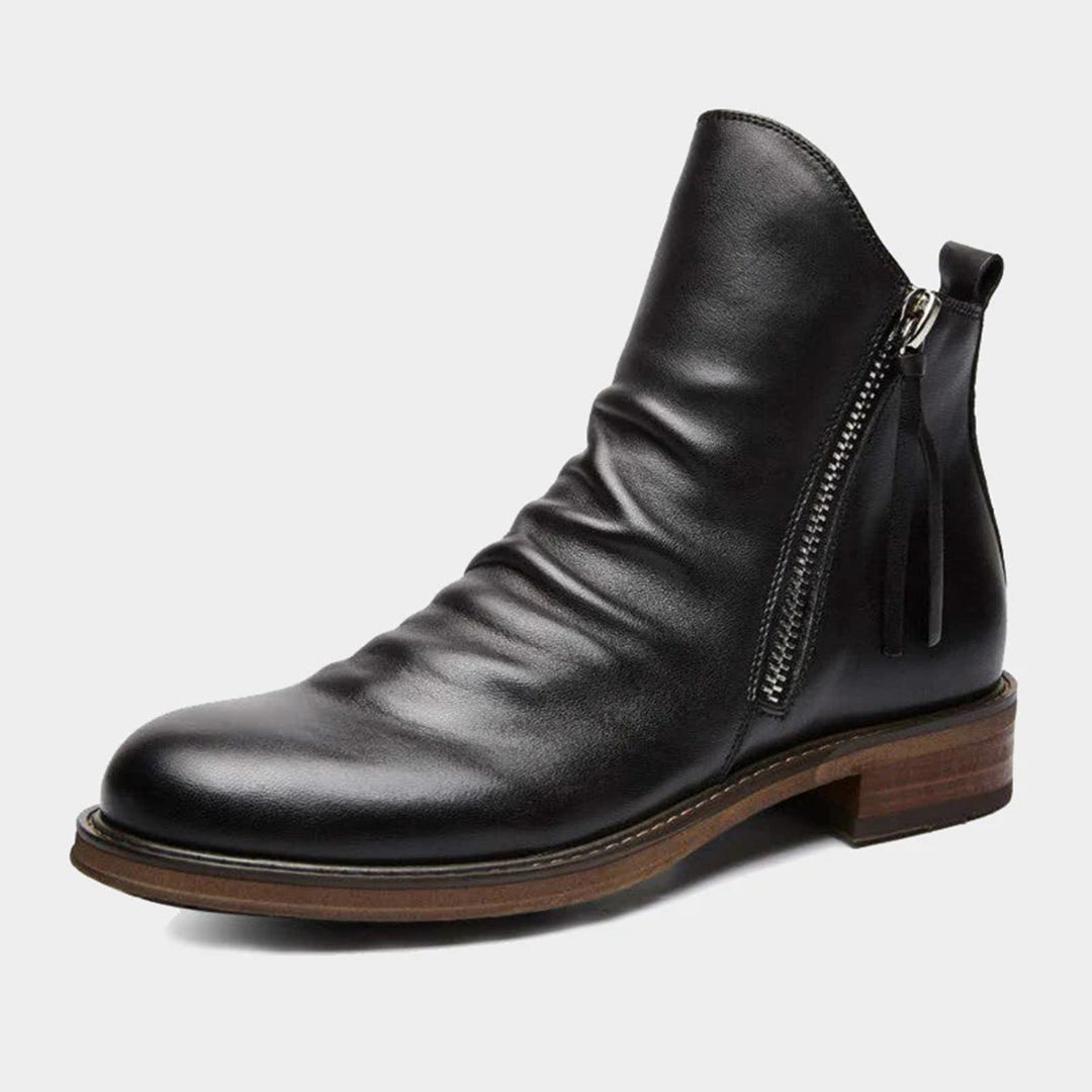 Elegante Chelsea-Boots aus Leder für Herren mit zeitlosem Design und klassischem Charme | Valentine