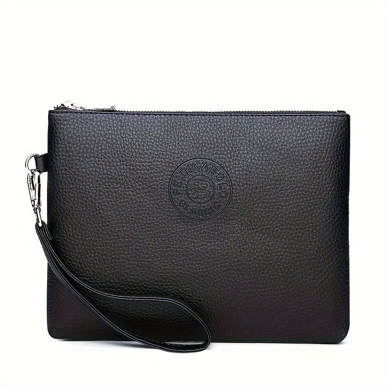 Herrenhandtasche | Lässiger Umschlagstil für Pendler | Leichte & stilvolle Handtasche