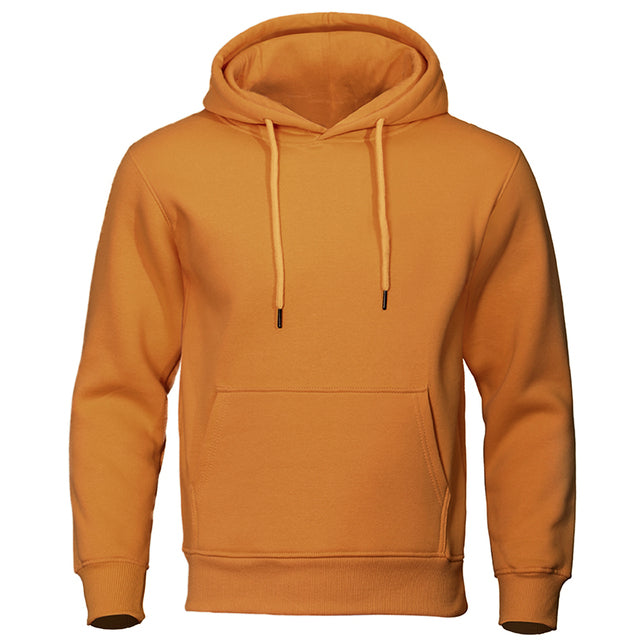 Trendiger und lässiger Hoodie für Männer mit Kängurutaschen und verstellbaren Kordelzügen | Roderick