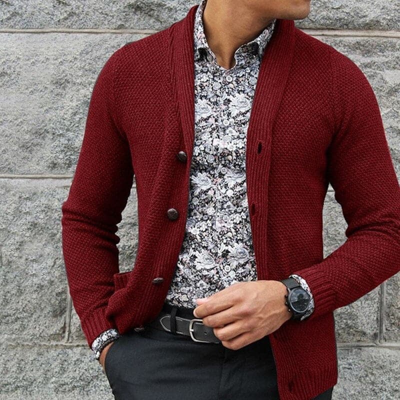 Anspruchsvoller Herrenstrickpullover mit luxuriösem Komfort und modernem Stil | Jake