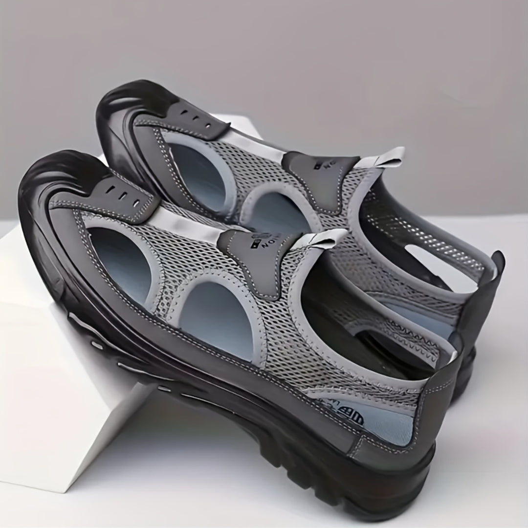 Herren-Sport-Sandalen | Atmungsaktiv & Leichtgewichtig | Rutschfest & Langlebig | Einfarbig