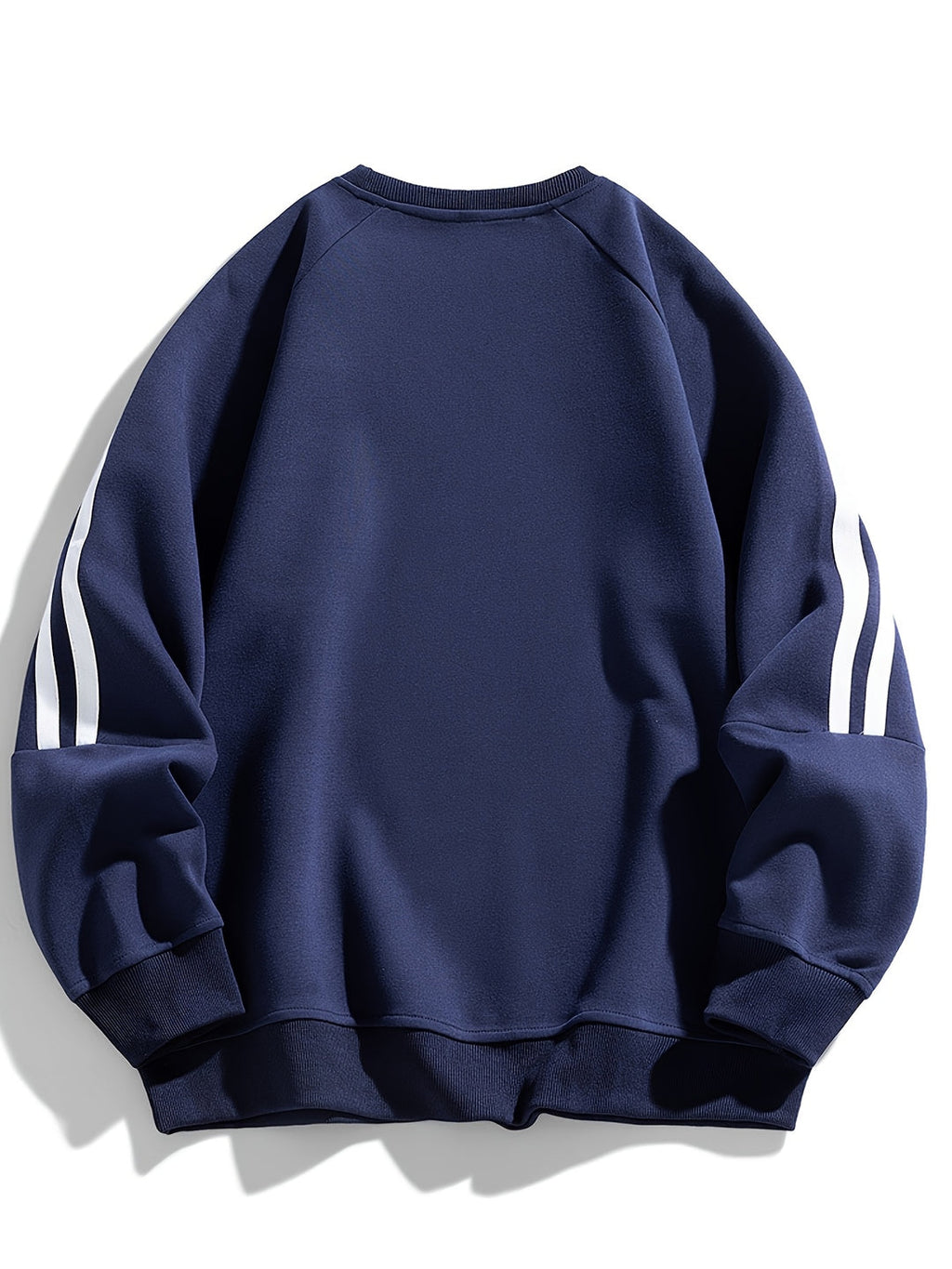 Herren Pullover | Stylisch & Atmungsaktiv | Gestreiftes Seitendesign | Klassischer Rundhalsausschnitt