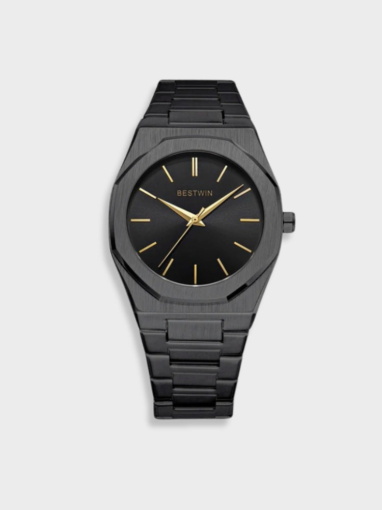 Zeitlose Edelstahl Vintage Uhr für Herren mit klassischer Eleganz | BESTWIN