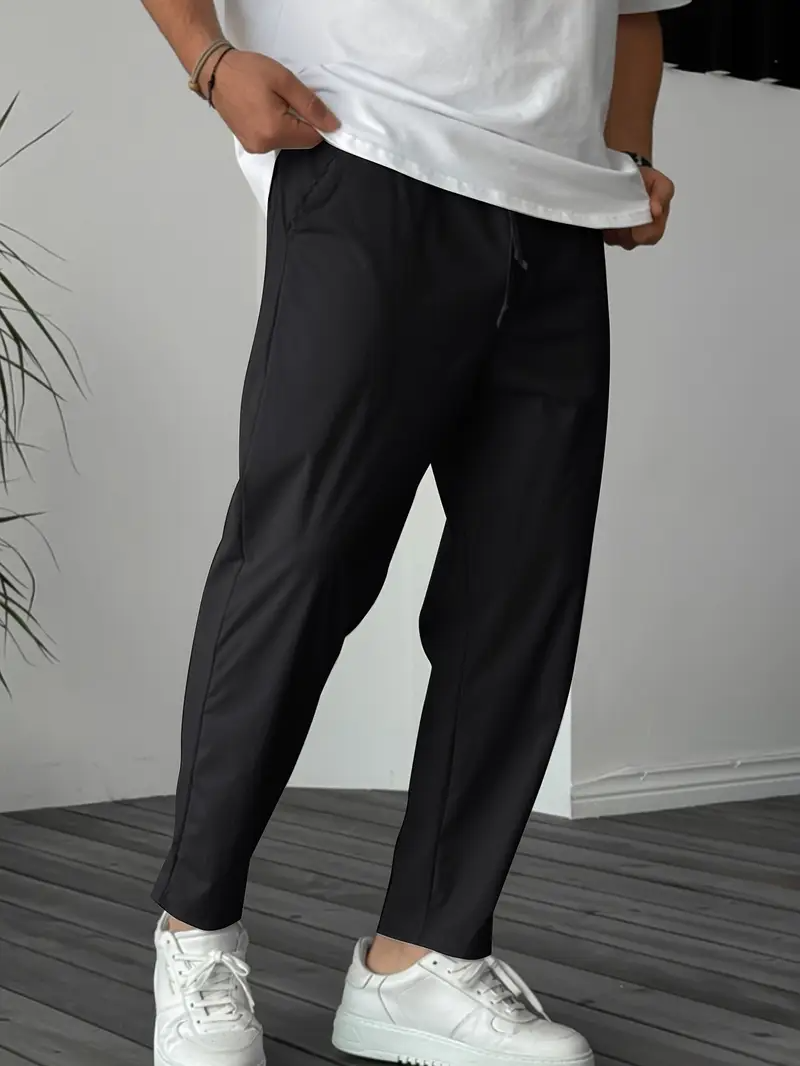 Modische und bequeme Hose mit Taschen für Männer mit entspannter Passform | Yassin