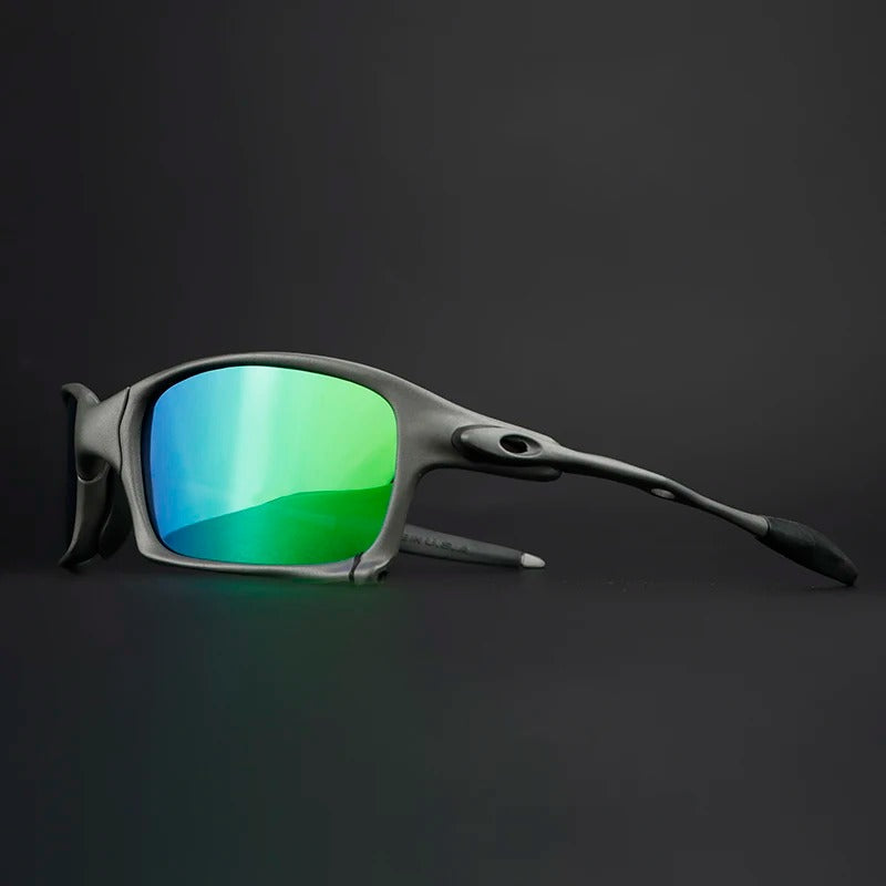 Sportbrille für Männer | Blendfreie Gläser | Ultraleichtes Metall | Allround-Sommer-Accessoire
