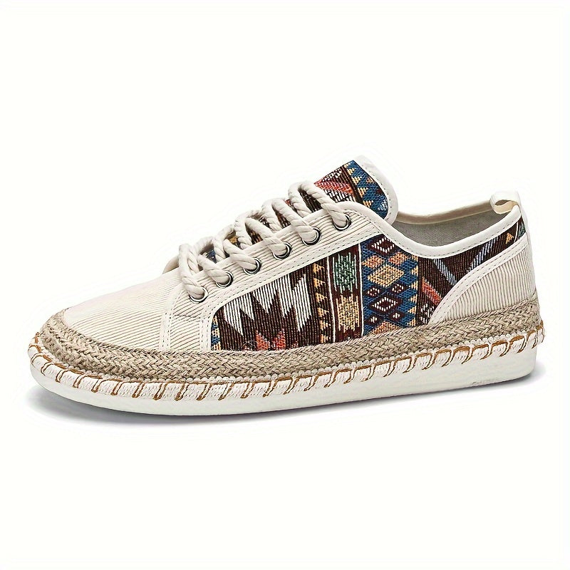 Herren Espadrille Sneakers | Bohemian Style | Atmungsaktiv & Vintage Look