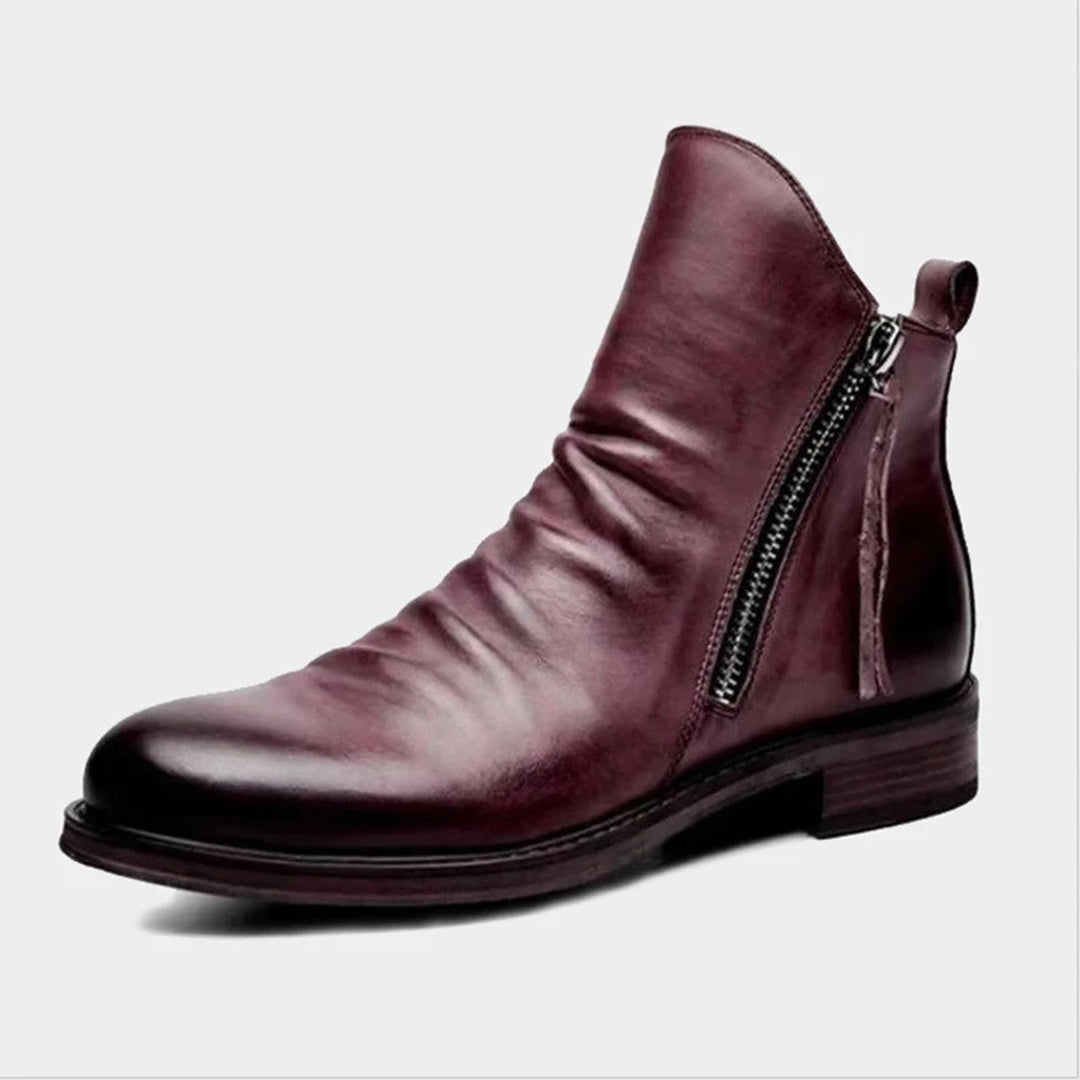 Elegante Chelsea-Boots aus Leder für Herren mit zeitlosem Design und klassischem Charme | Valentine