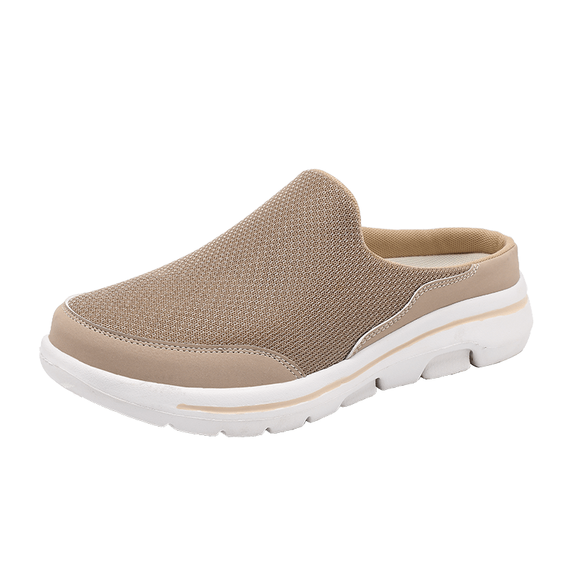 Herren-Einstiegs-Sneaker | Leichtes & atmungsaktives Mesh | MD-Sohle | Marineblau mit orangen Akzenten