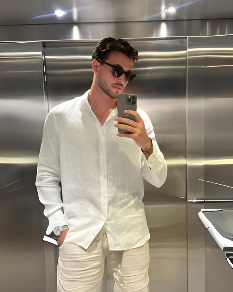 Leinen-Outfit für Männer | Lässig & Bequem | Sonnenbrille Polarisiert & UV400