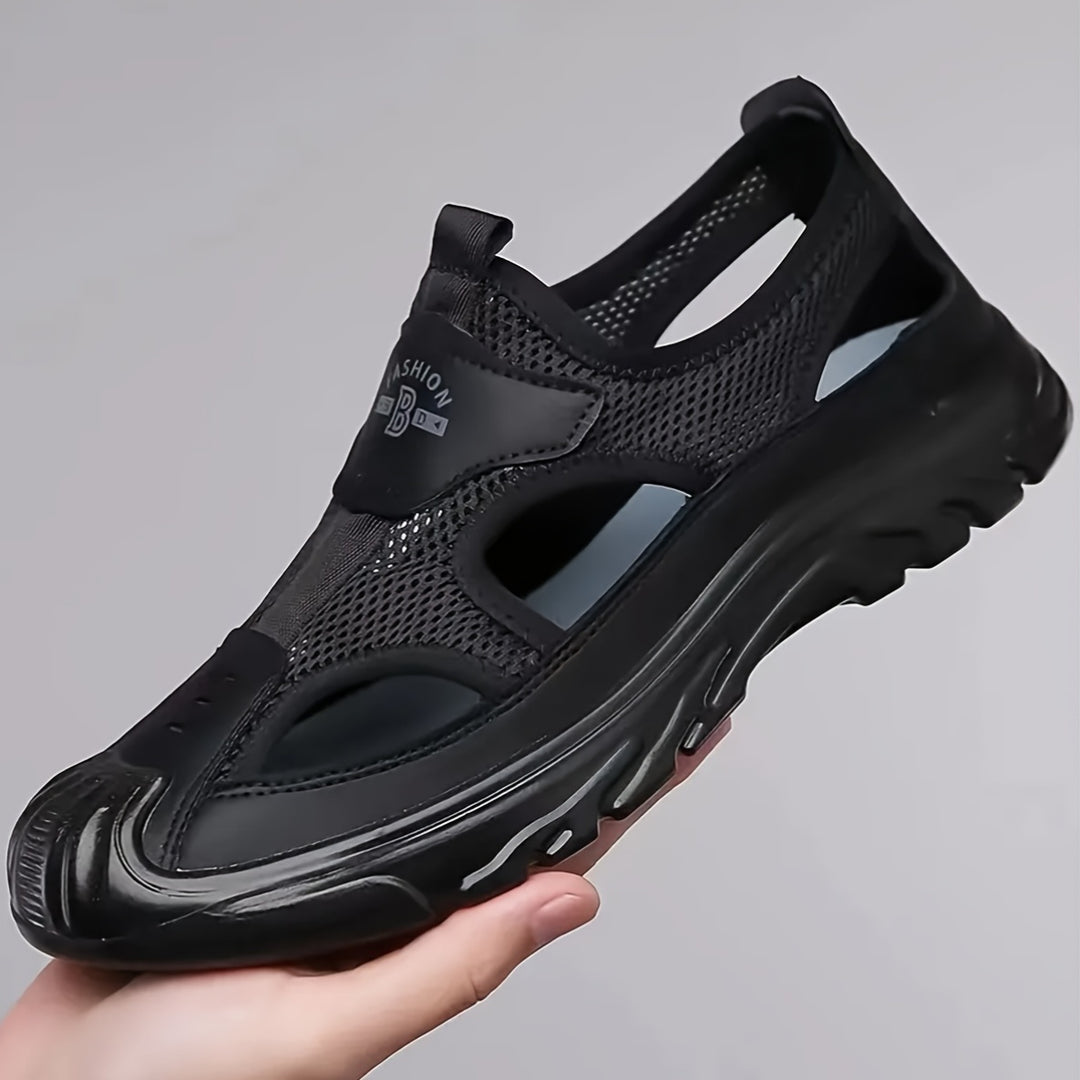 Herren-Sport-Sandalen | Atmungsaktiv & Leichtgewichtig | Rutschfest & Langlebig | Einfarbig