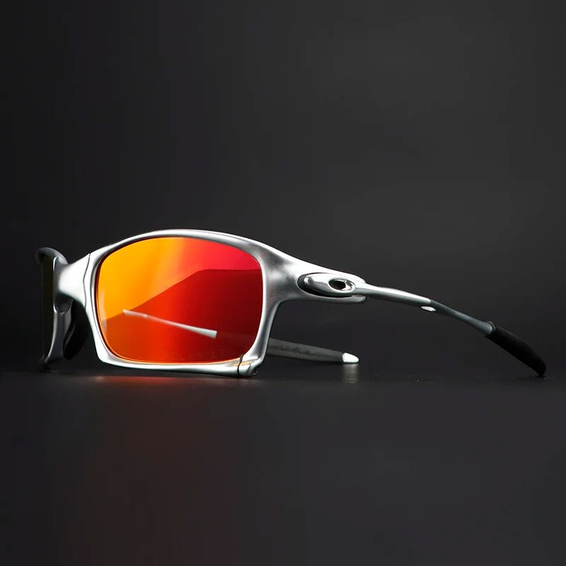 Sportbrille für Männer | Blendfreie Gläser | Ultraleichtes Metall | Allround-Sommer-Accessoire