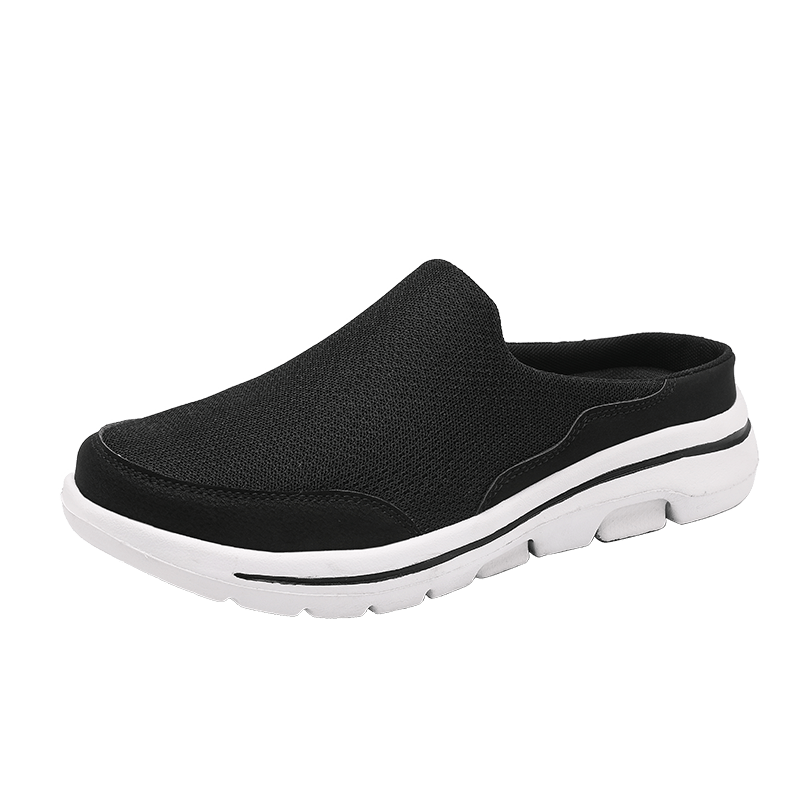 Herren-Einstiegs-Sneaker | Leichtes & atmungsaktives Mesh | MD-Sohle | Marineblau mit orangen Akzenten