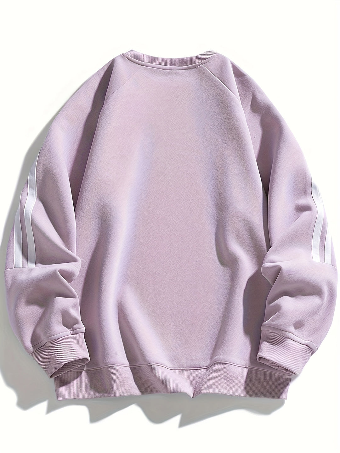 Herren Pullover | Stylisch & Atmungsaktiv | Gestreiftes Seitendesign | Klassischer Rundhalsausschnitt