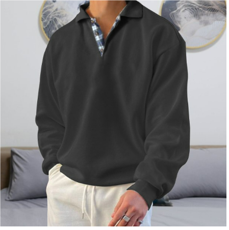 Gemütliches Herren-Langarmhemd für lässige Eleganz und entspannten Stil | Thijn