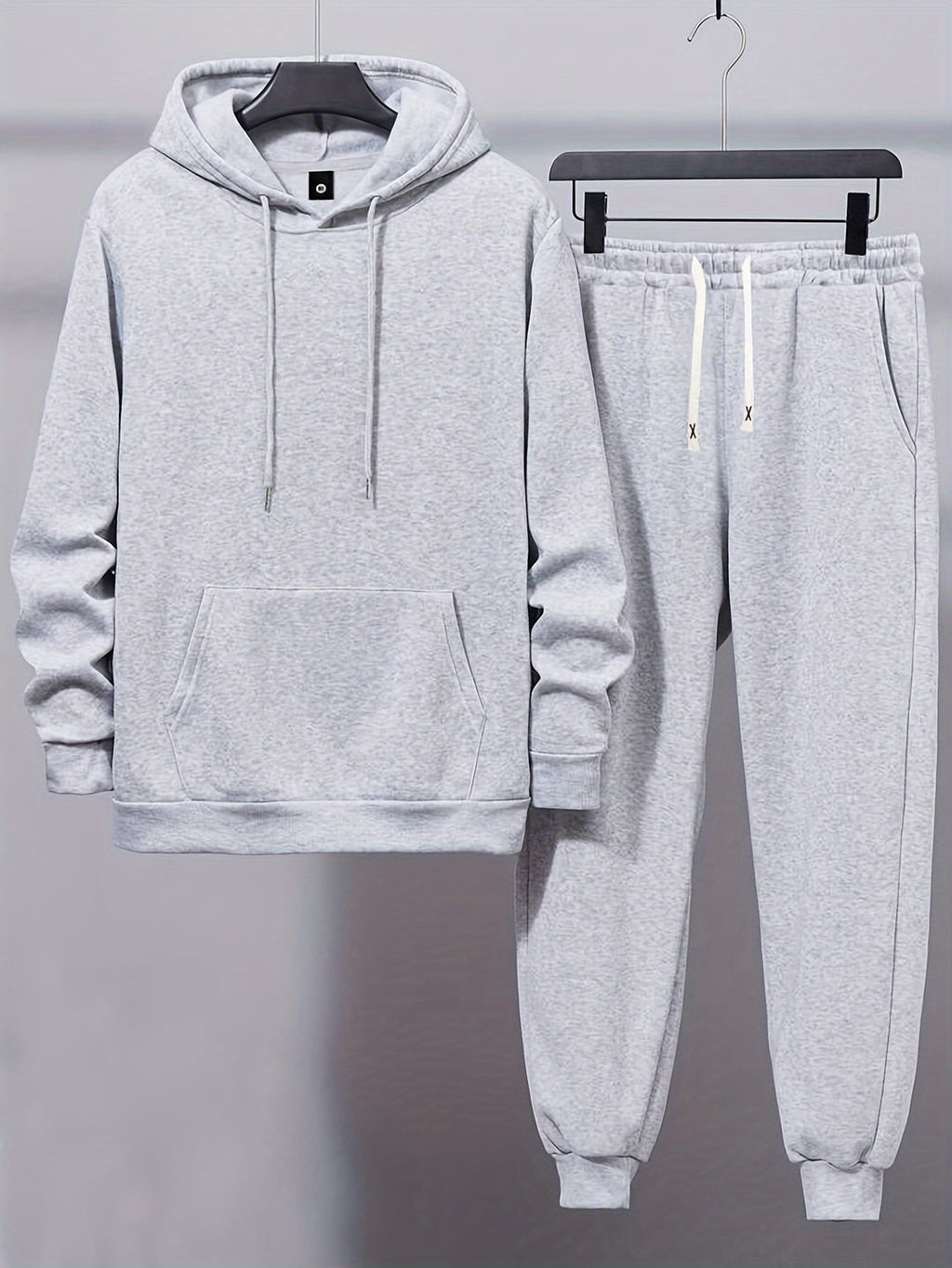 Herren Sweatsuit | Kapuzenpulli & Kordelzughose | Bequem & sportlich | Unifarben