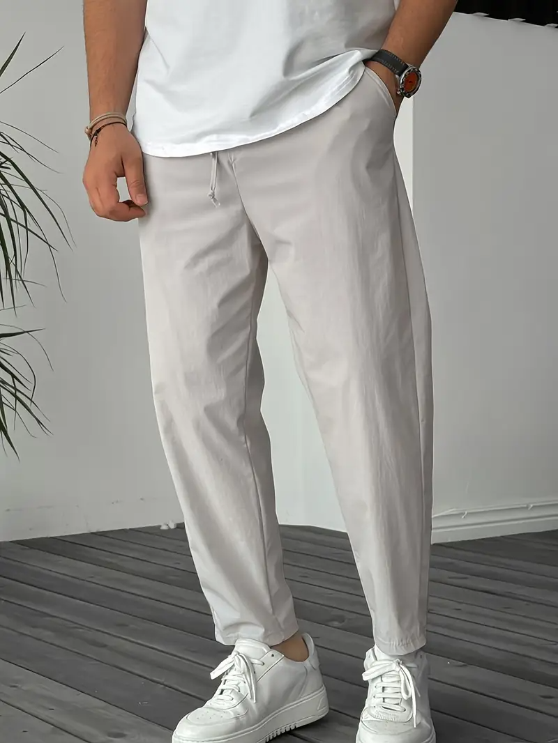 Modische und bequeme Hose mit Taschen für Männer mit entspannter Passform | Yassin
