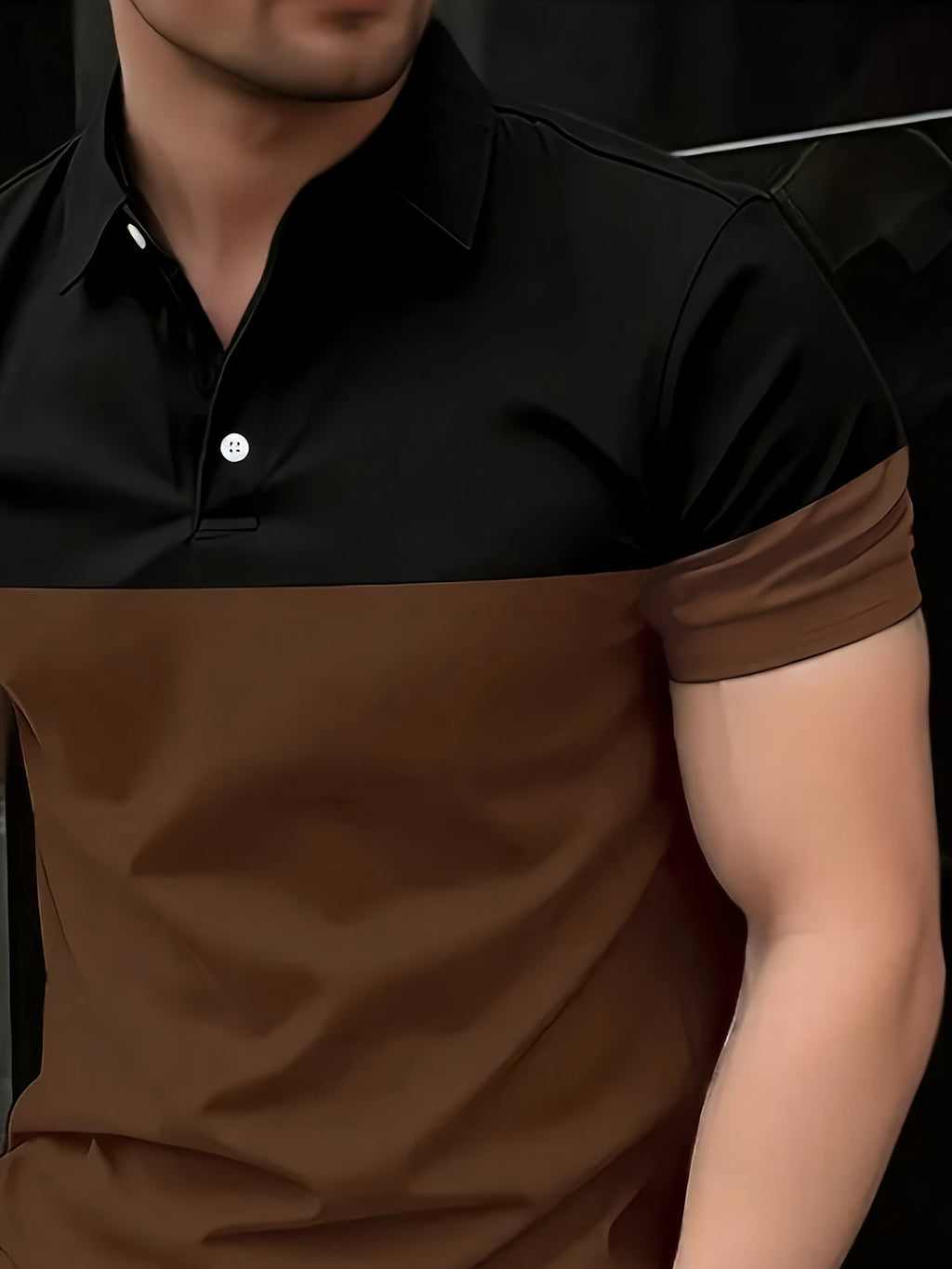 Herren-Poloshirt | Colour Blocks | Kurze Ärmel | Casual Summer Style