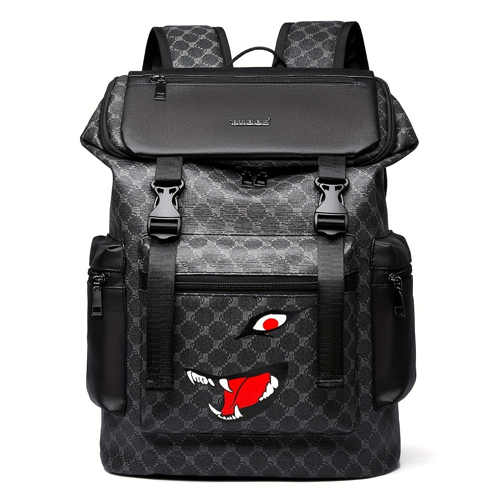 Herrenrucksack | Anti-Diebstahl & Trendy Print | Unisex Brust- & Outdoor-Tasche