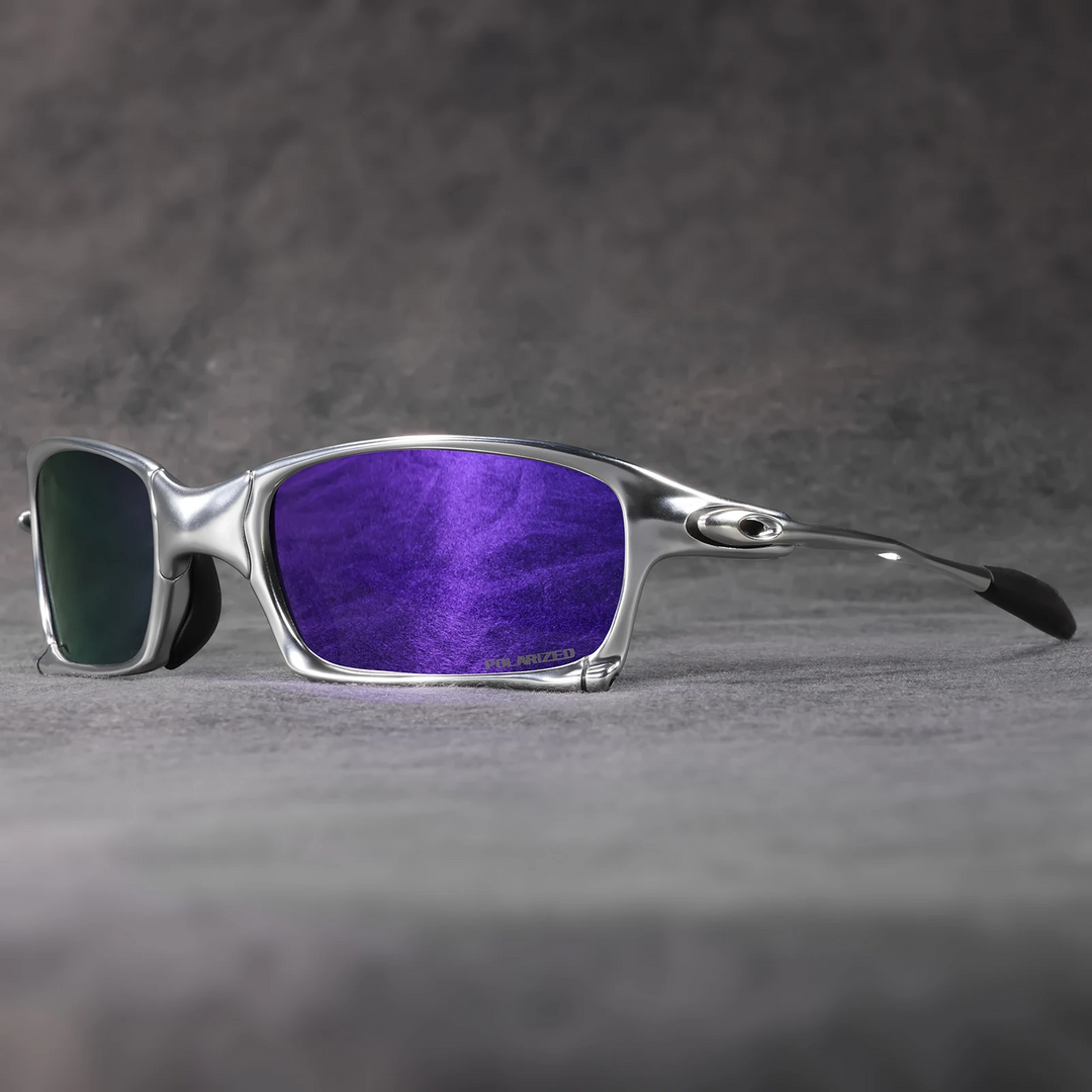 Herren-Sonnenbrille | Sportliches Design | Polarisierte Gläser | 100% UV-Schutz | Metallrahmen 30g