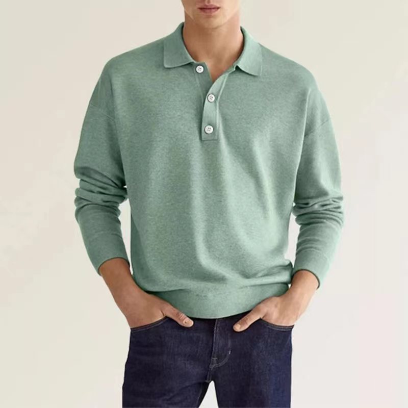 Herren Polo Pullover | Zeitlos & Lässig | Weiche Stoffmischung | Bequeme Passform