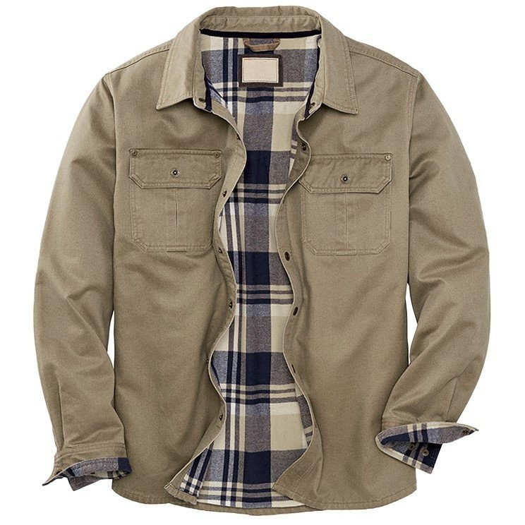 Herren - Trucker Jacket - Gewachstes Segeltuch mit weichem Innenfutter - Stilvolle Segeltuchjacke für jeden Anlass