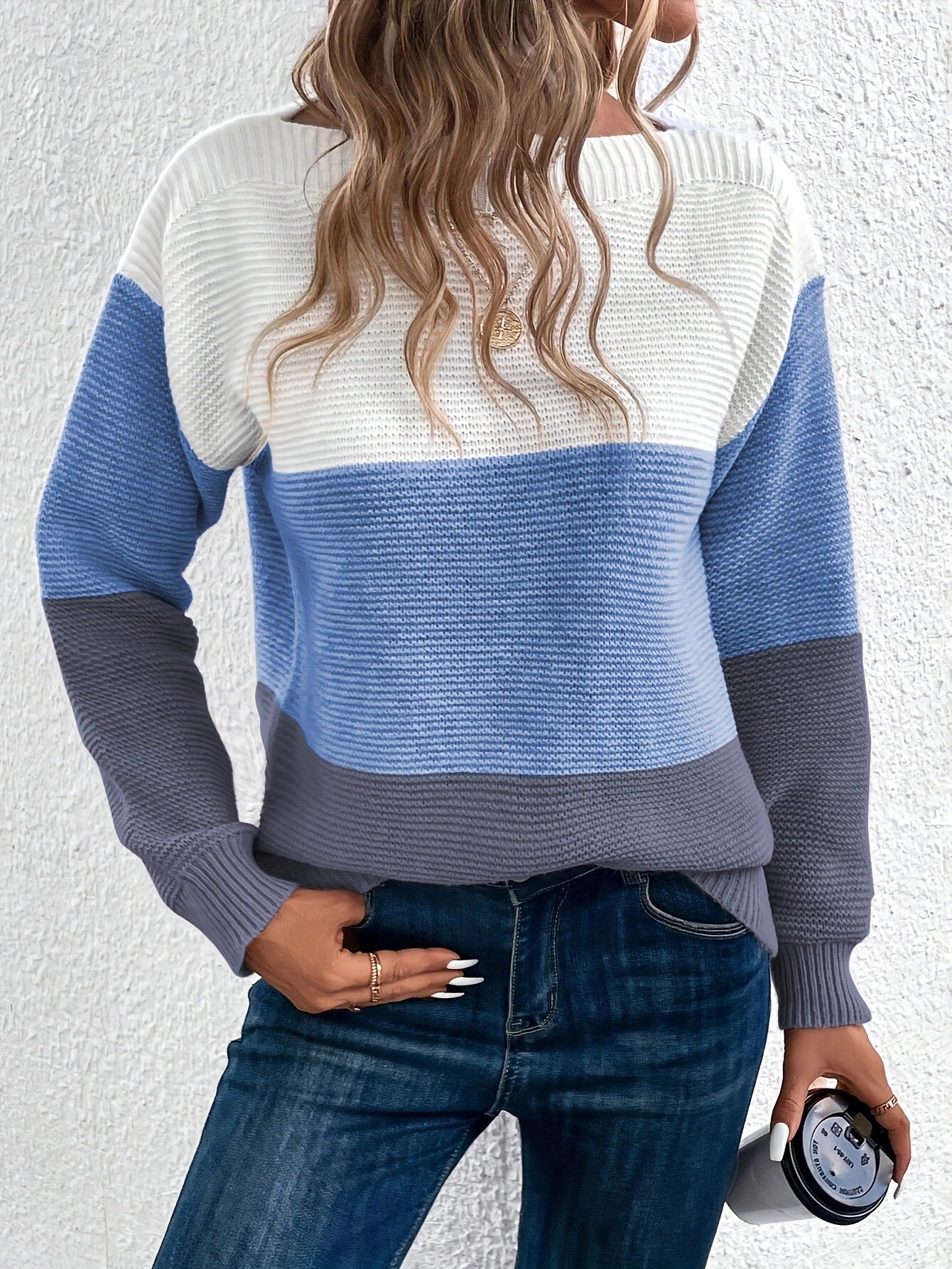 Damen - Komfort Sweater - Weicher Strick - Gemütliches Lässiges - Must-Have für jeden Tag