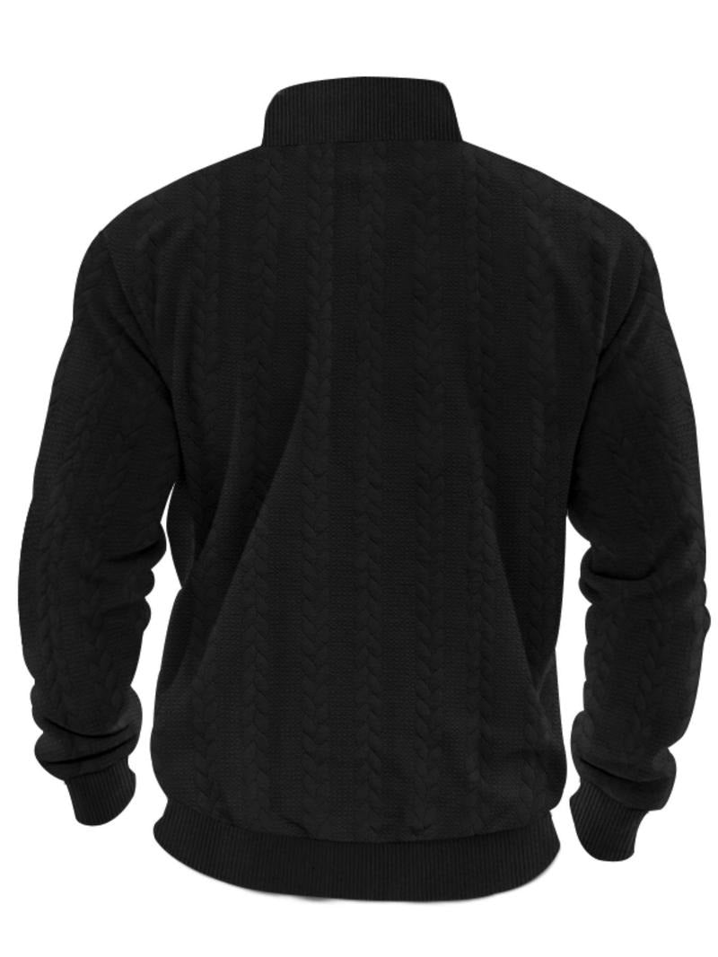 Herren - Pullover mit halbem Reißverschluss - Weiches Material - Modisches Design - Lässiger Komfort für den Alltag
