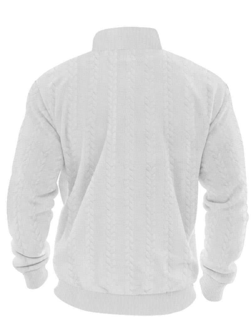 Herren - Pullover mit halbem Reißverschluss - Weiches Material - Modisches Design - Lässiger Komfort für den Alltag