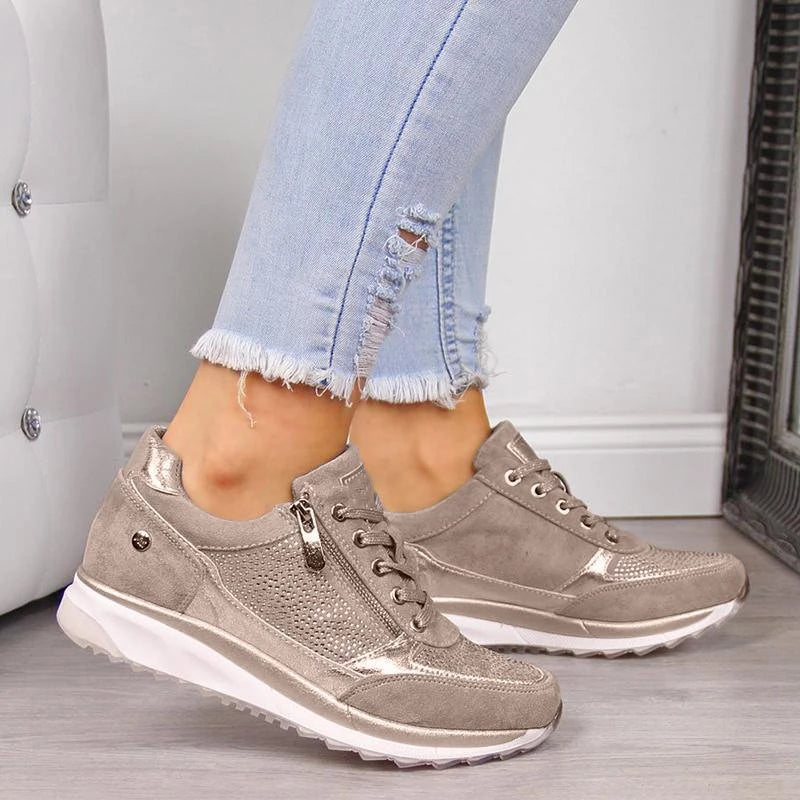 Jade | Atmungsaktive und bequeme Turnschuhe mit Reißverschluss für Frauen