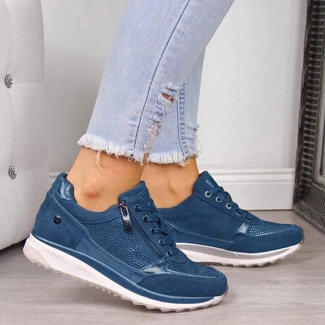 Jade | Atmungsaktive und bequeme Turnschuhe mit Reißverschluss für Frauen