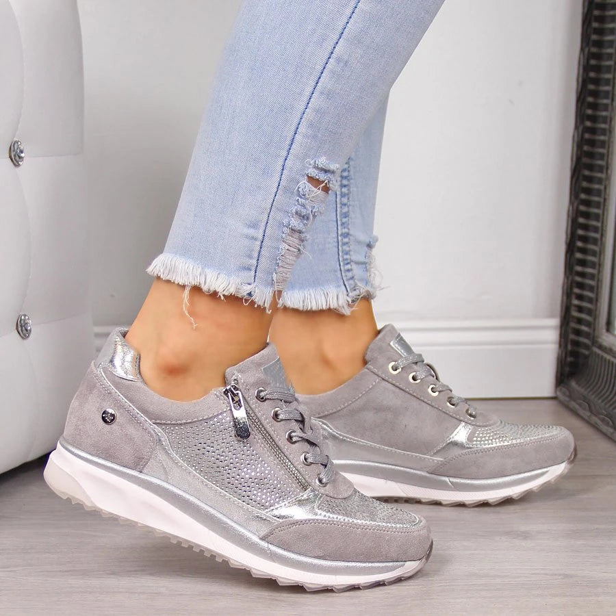 Jade | Atmungsaktive und bequeme Turnschuhe mit Reißverschluss für Frauen