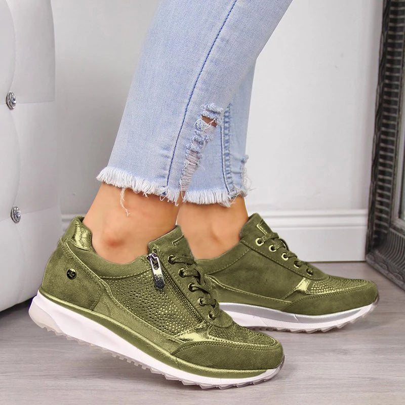 Jade | Atmungsaktive und bequeme Turnschuhe mit Reißverschluss für Frauen