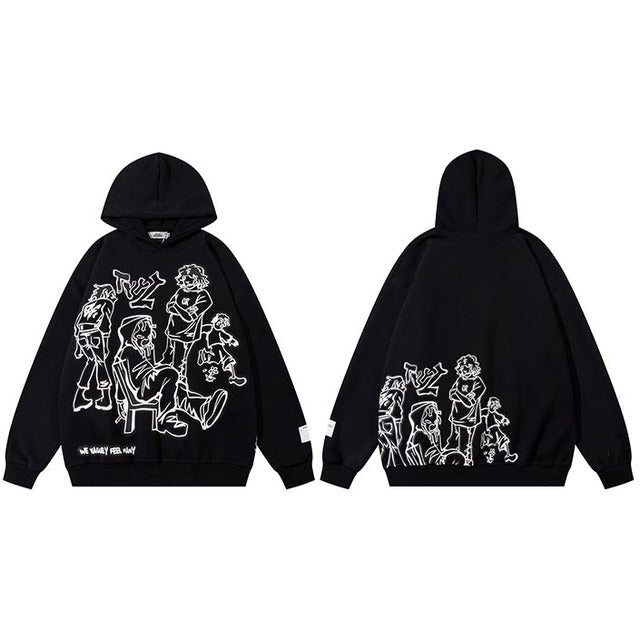 Jaqcues | Streetwear Hoodie mit Druck